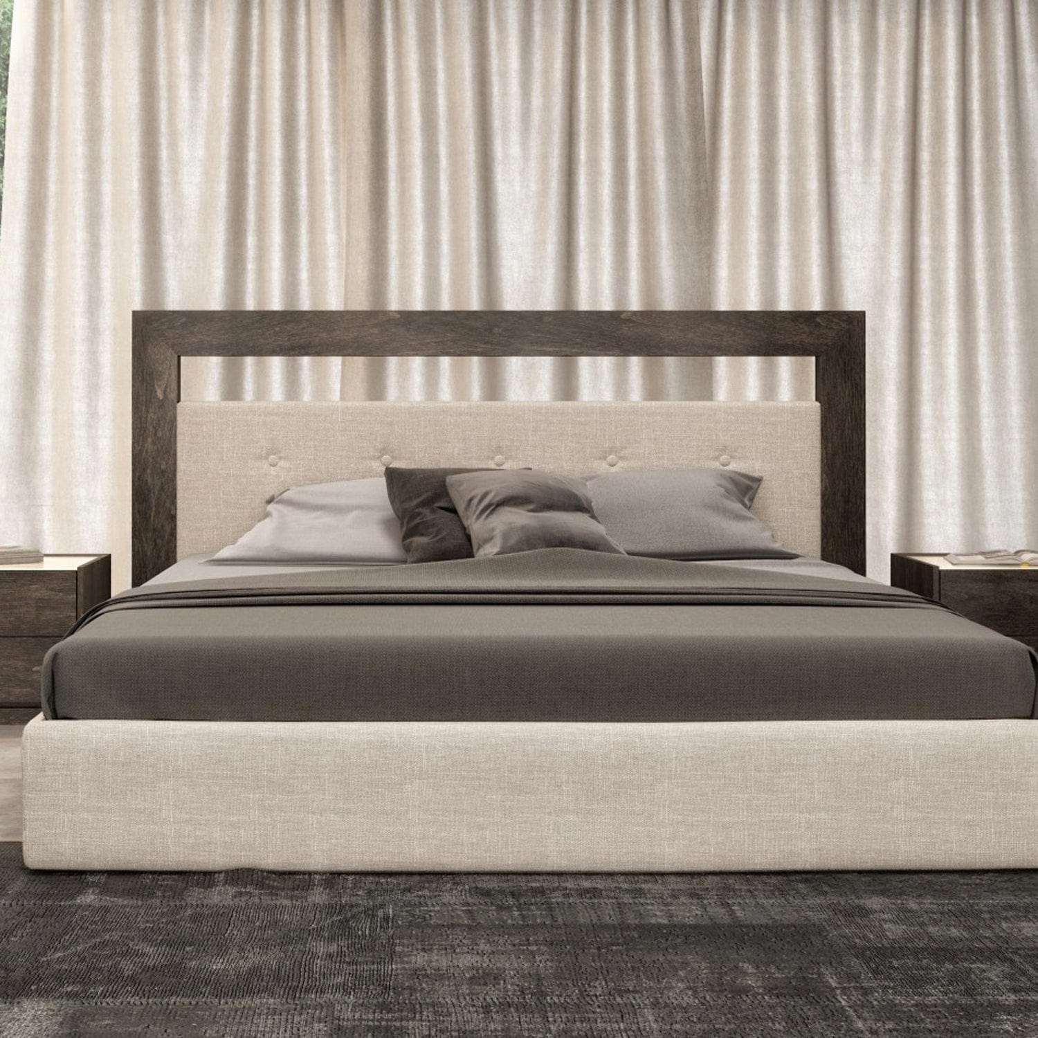 HUPPE CLOE UPHOLSTERED PLATFORM BED