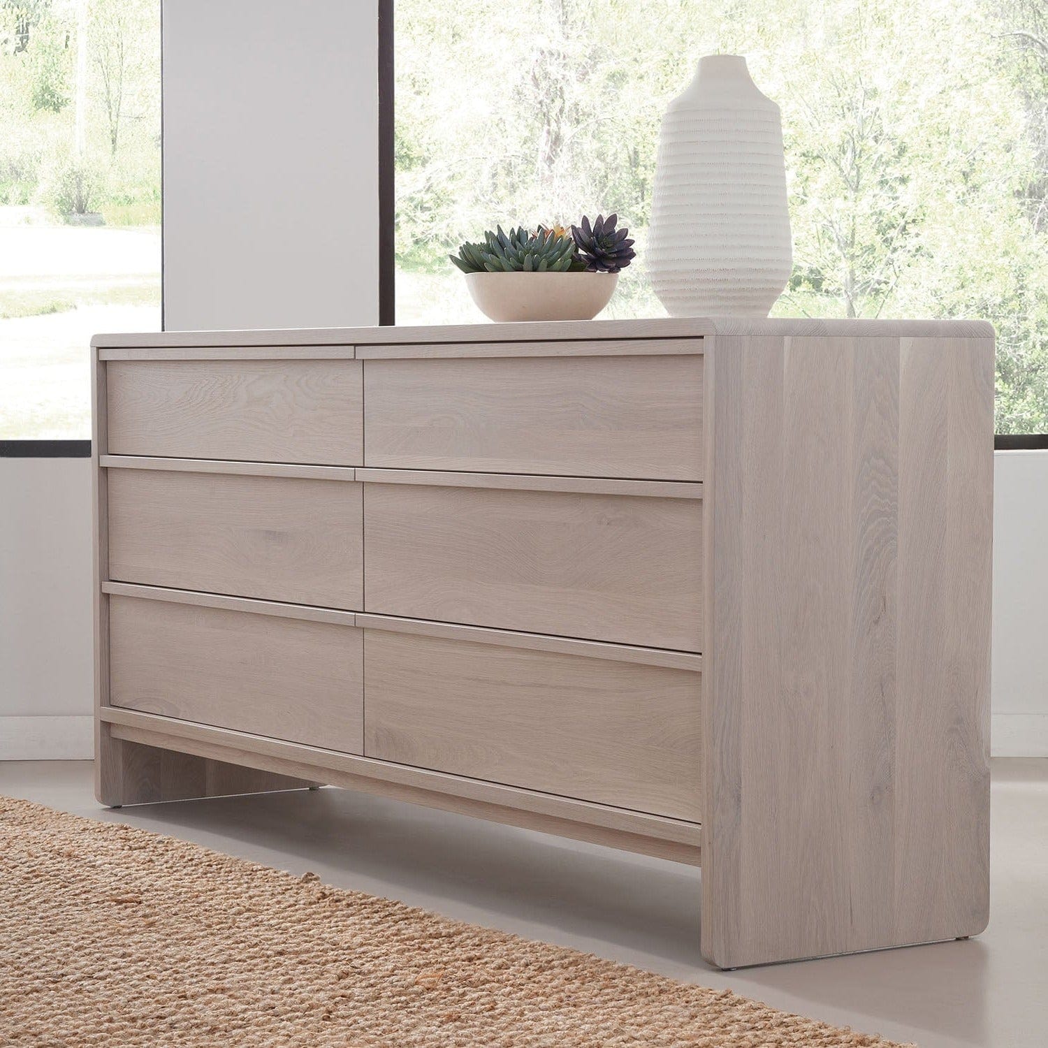 WEST BROTHERS FURNITURE CORSA 6 DRAWER DRESSER