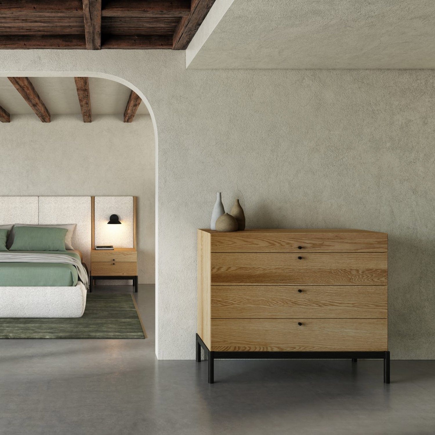 HUPPE LAWRENCE 4 DRAWER CHEST