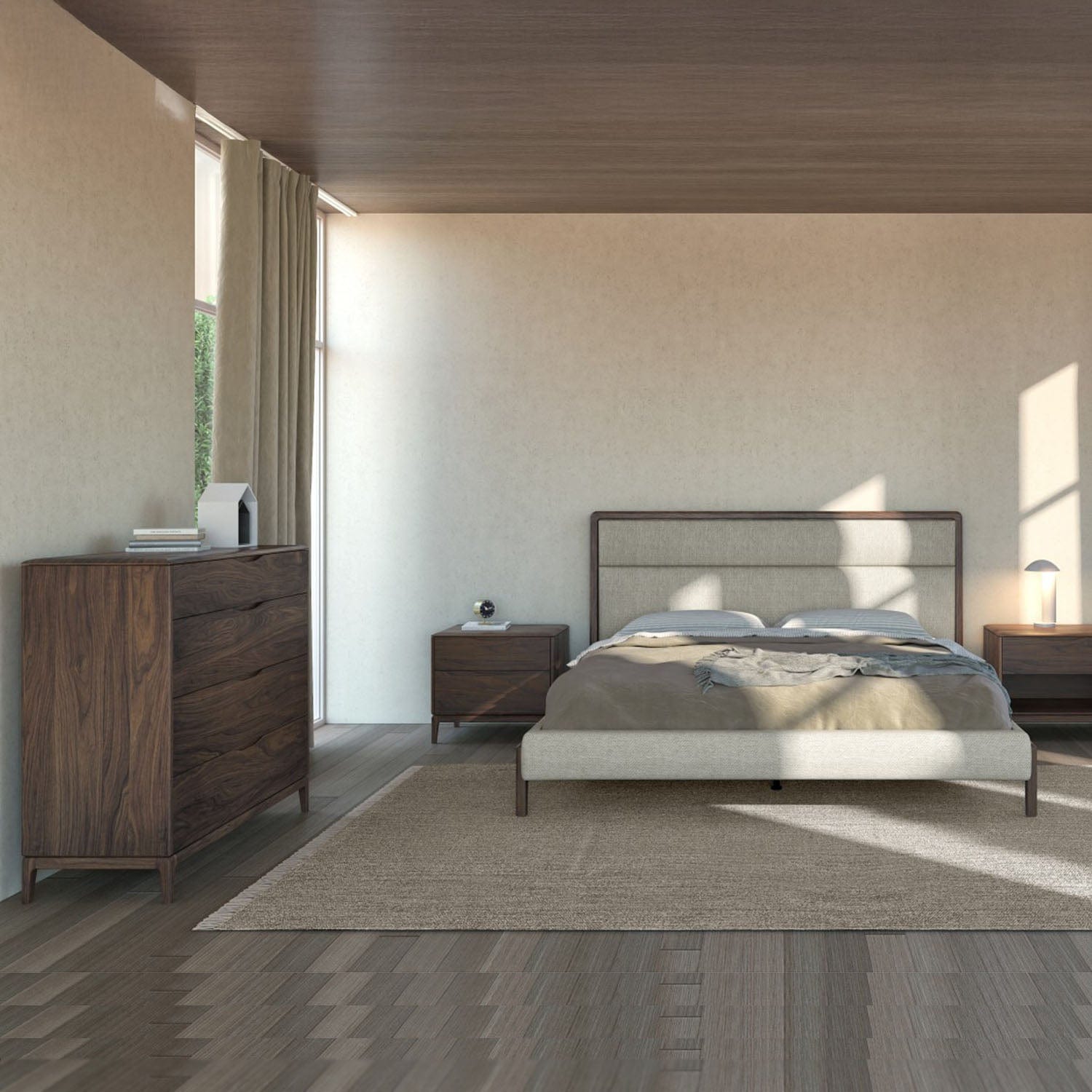 HUPPE RIVER 1 DRAWER NIGHTSTAND