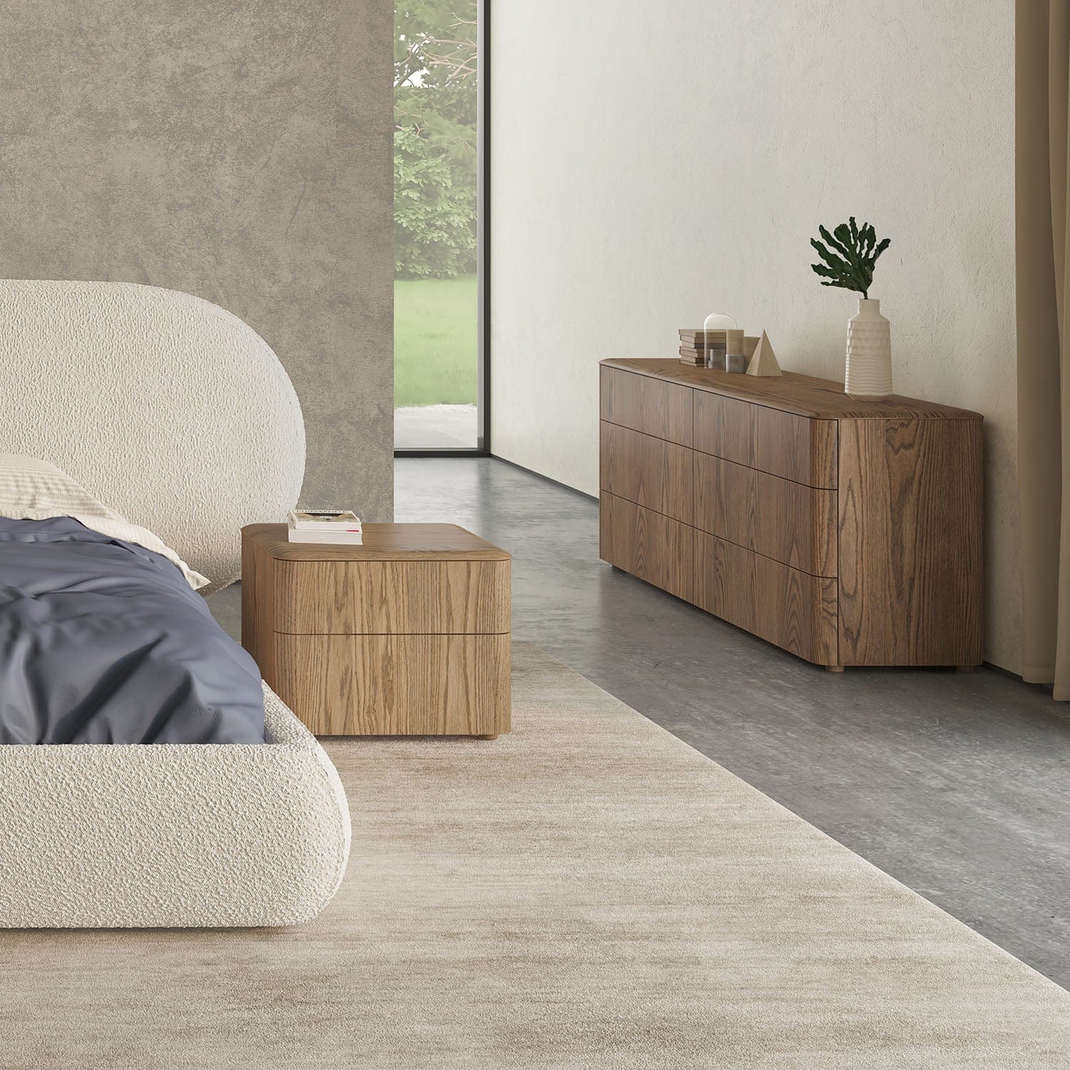 HUPPE SIMONE XL 2 DRAWER NIGHTSTAND