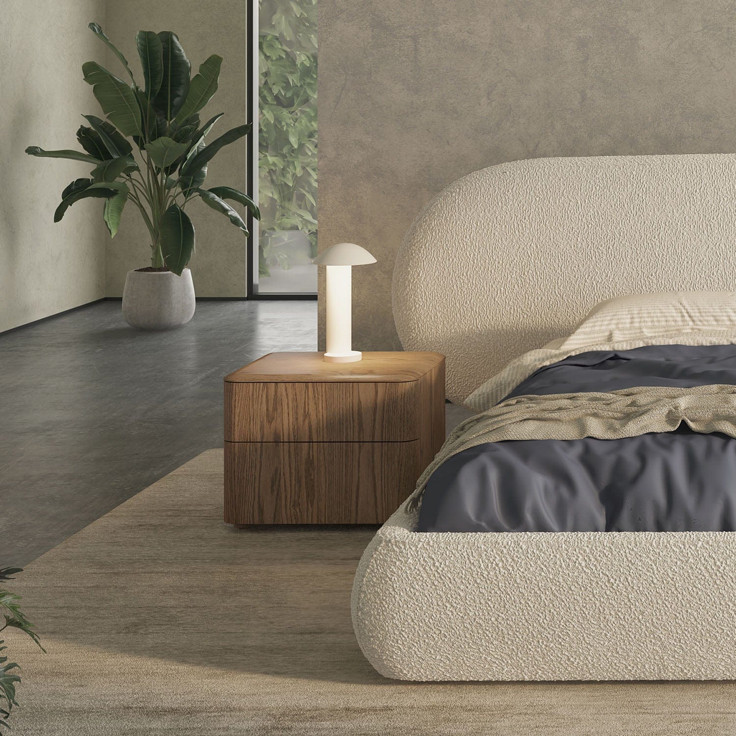 HUPPE SIMONE 2 DRAWER NIGHTSTAND