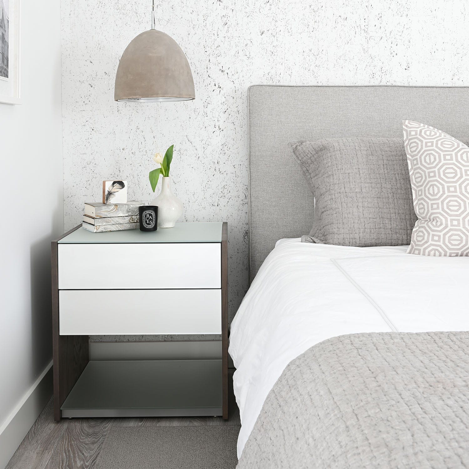 TRICA FURNITURE VISION 2 DRAWER NIGHT STAND