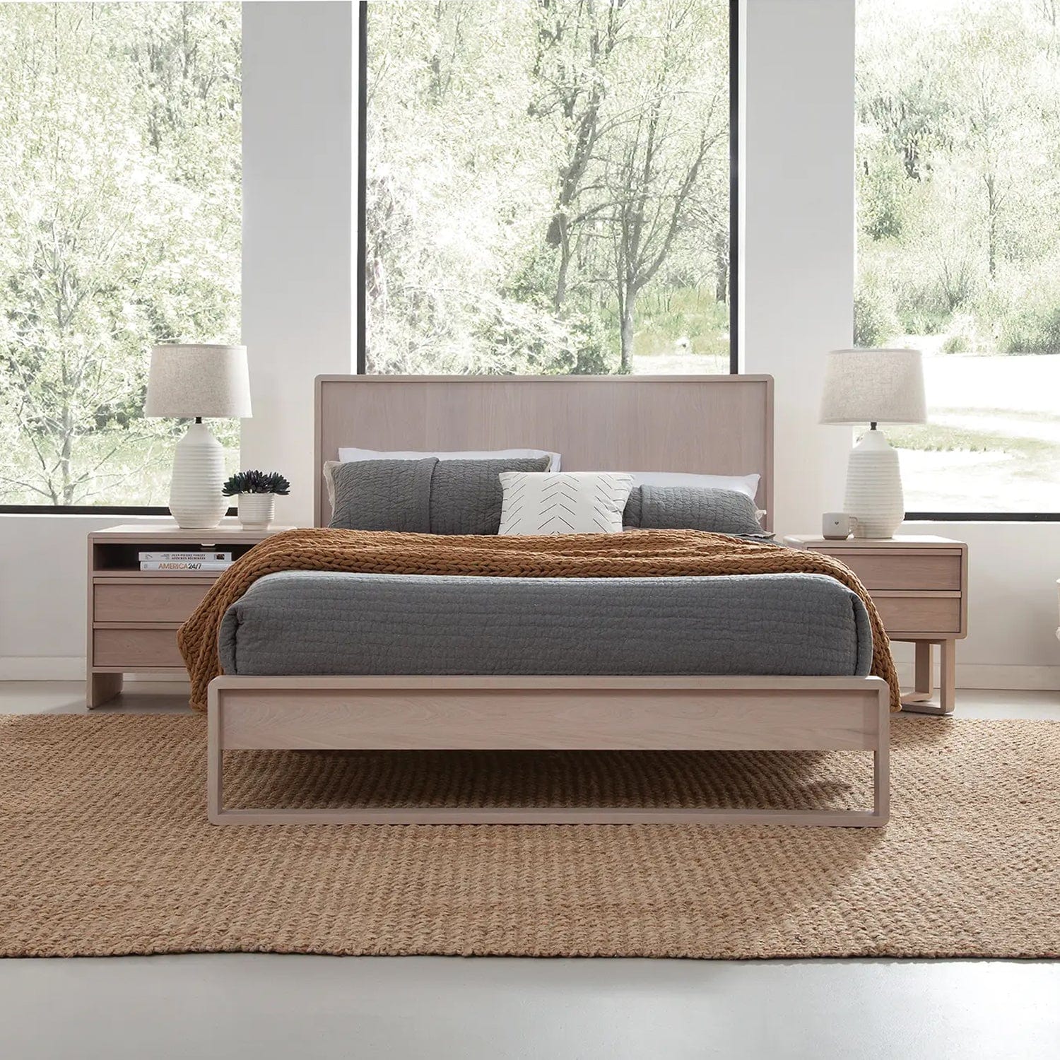 WEST BROTHERS FURNITURE CORSA PANEL HEADBOARD BED