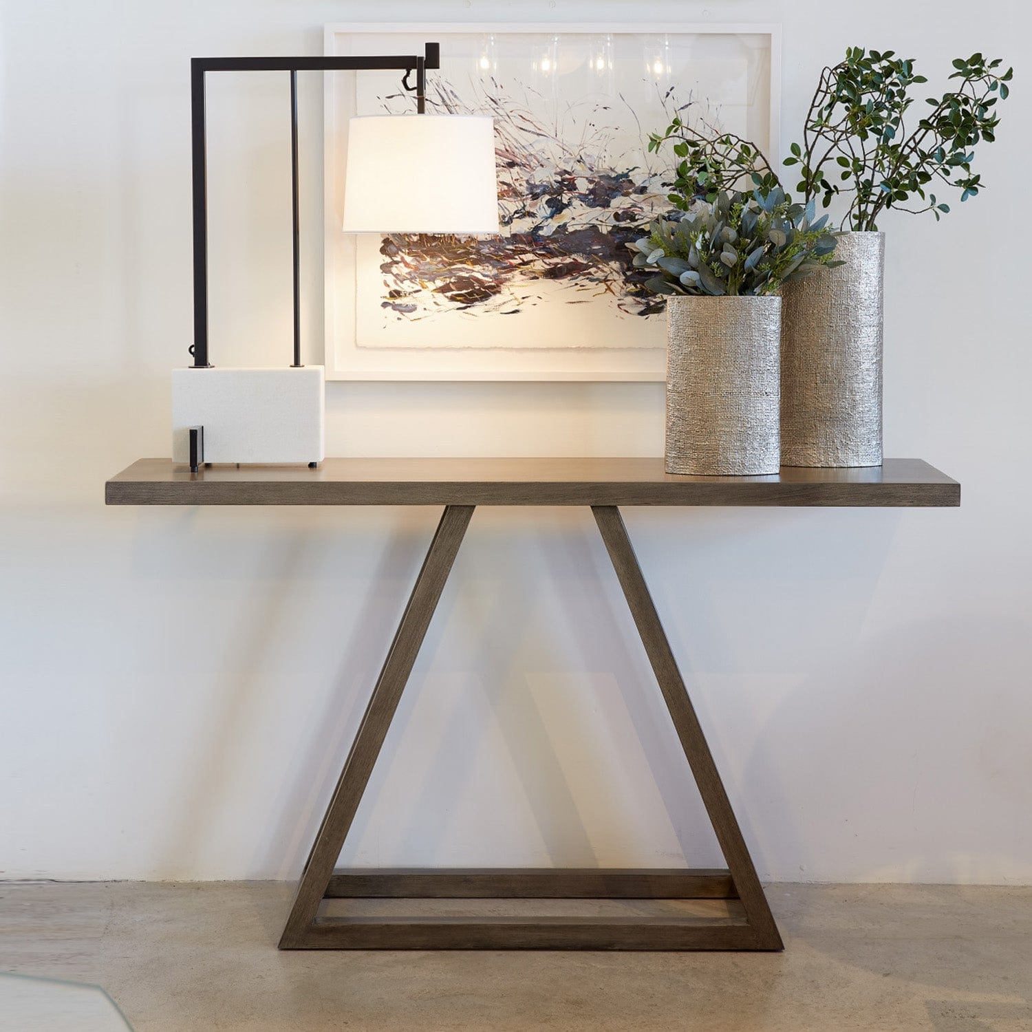 ONCE A TREE FURNITURE TRIANGLE CONSOLE TABLE