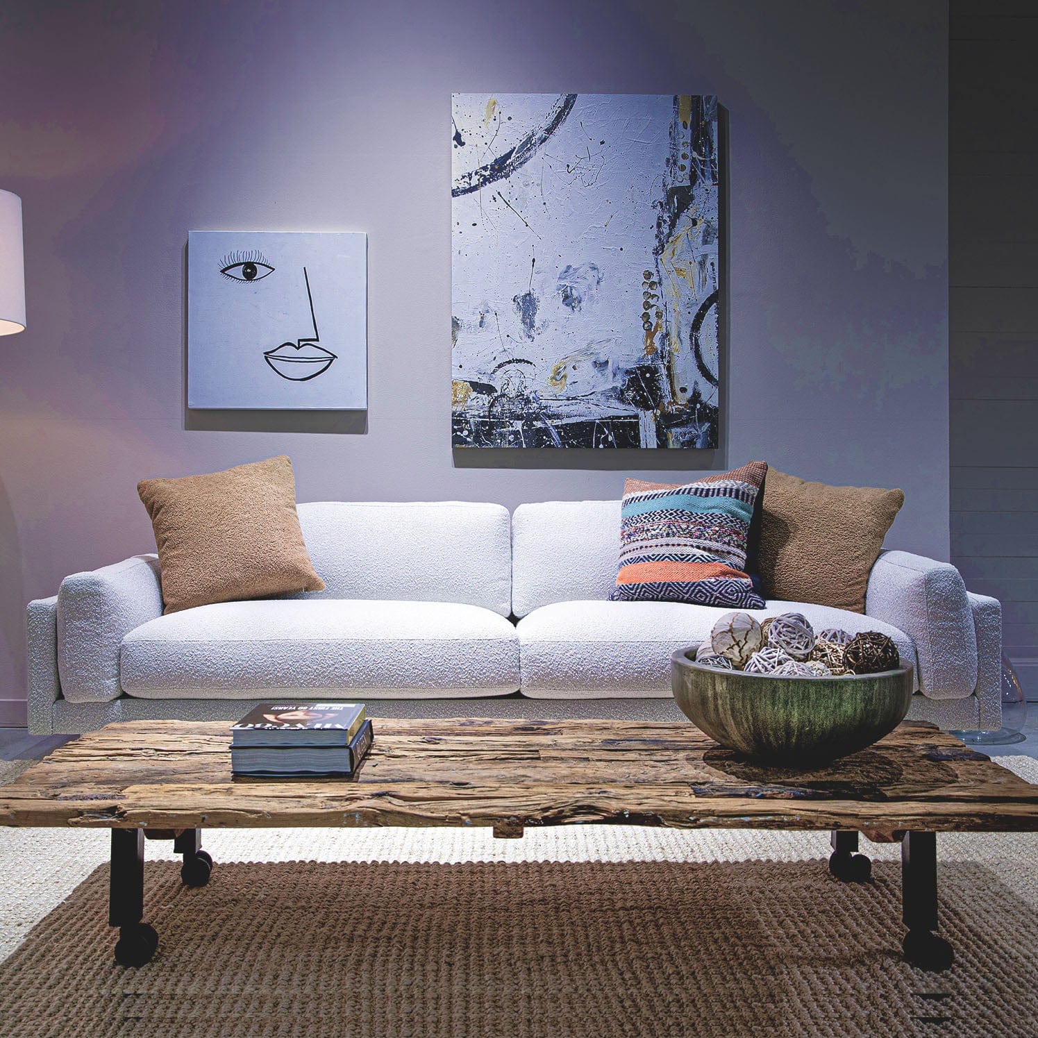 AMERICAN LEATHER COOKS SOFA