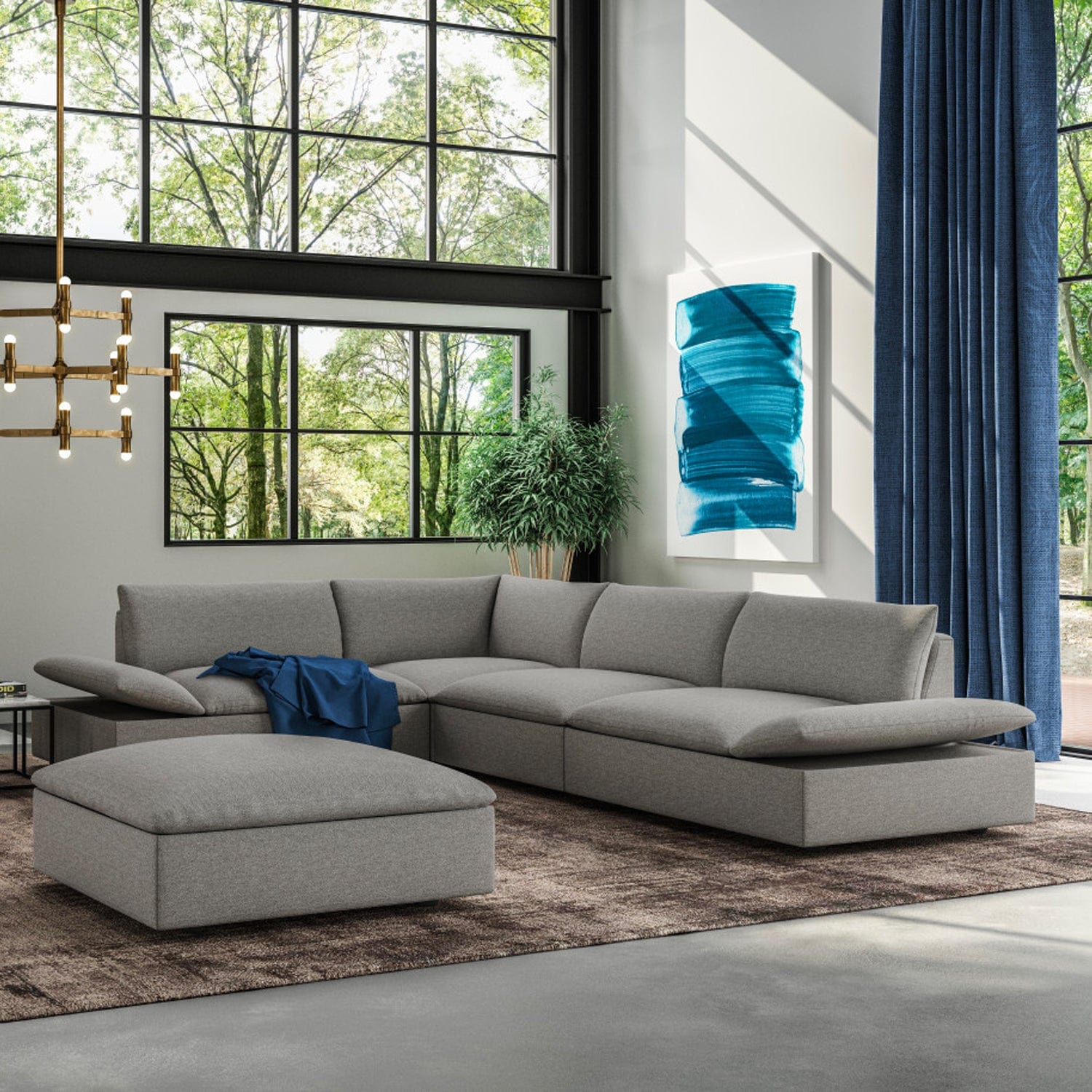 AMERICAN LEATHER VERSA SECTIONAL