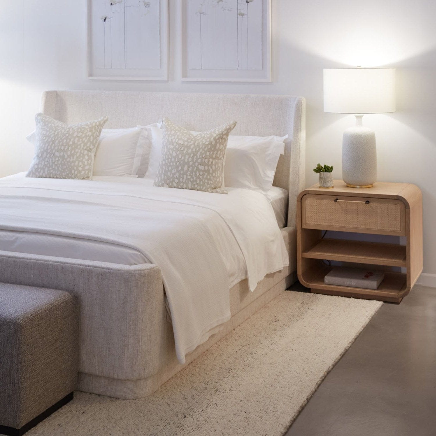 INTERLUDE HOME MARSH BEDSIDE CHEST