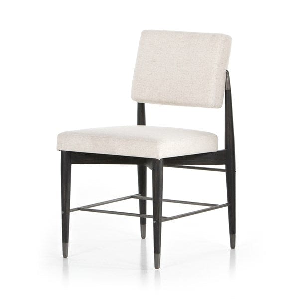 FOUR HANDS ANTON CHAIR Seville Flax with Brown Frame