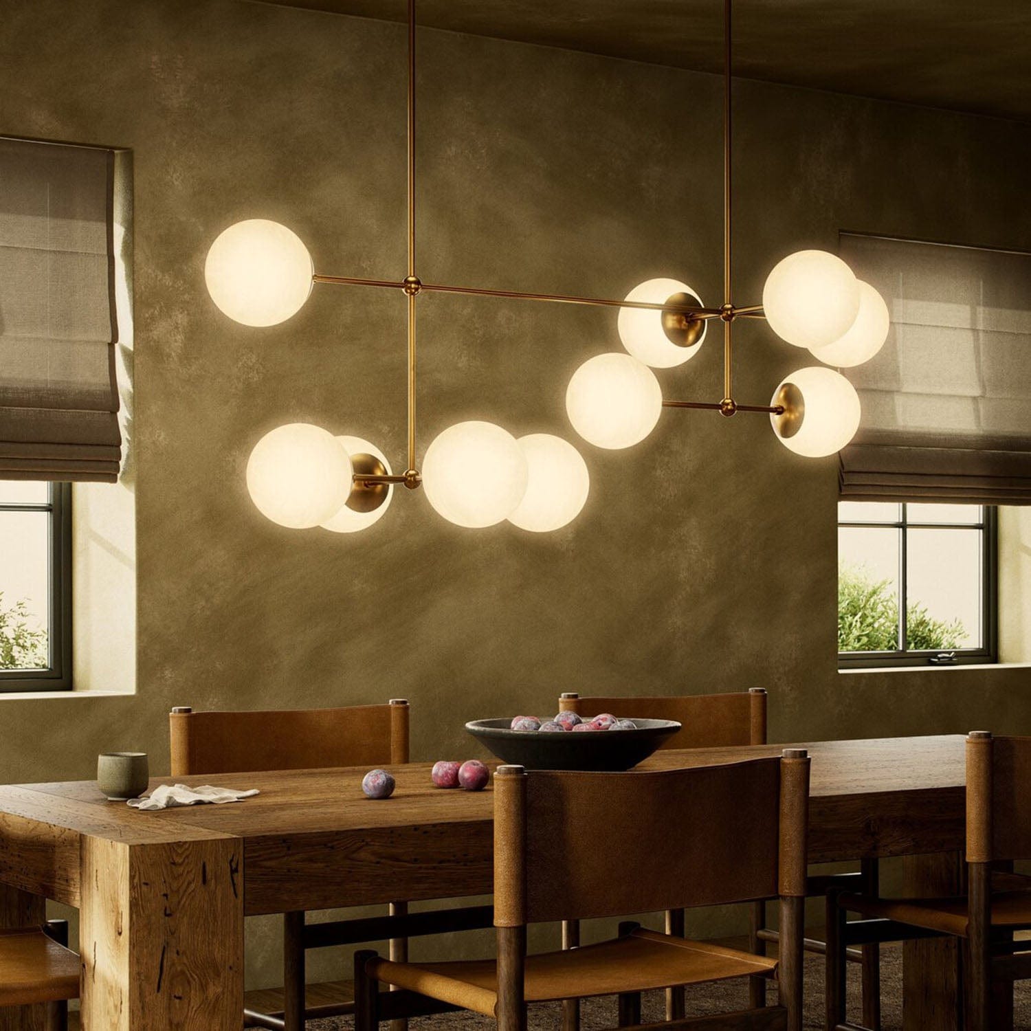 FOUR HANDS ARMSTRONG LINEAR CHANDELIER