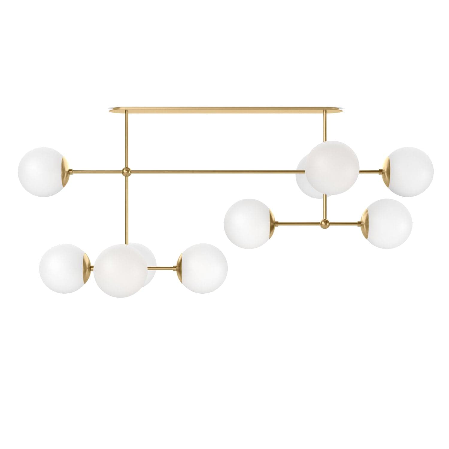 FOUR HANDS ARMSTRONG LINEAR CHANDELIER Burnished Brass