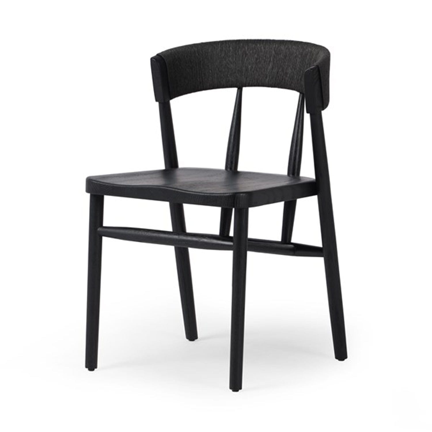 FOUR HANDS BUXTON CHAIR Black Oak