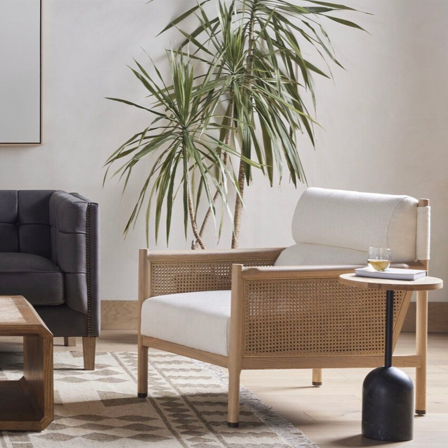 FOUR HANDS FAY END TABLE Aged Bronze