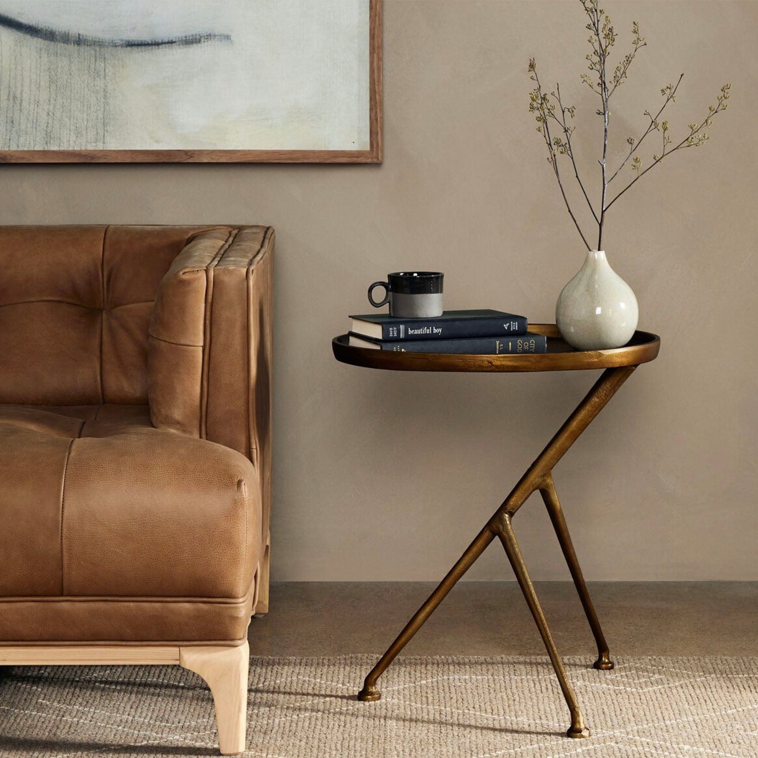 FOUR HANDS SCHMIDT ACCENT TABLE