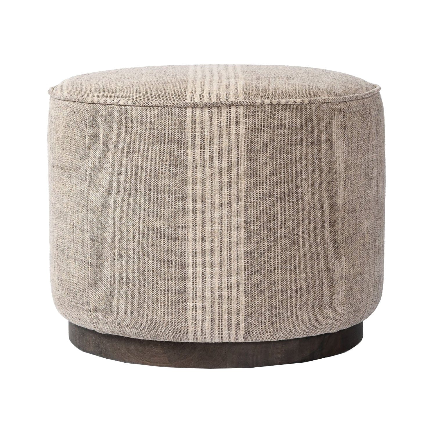 FOUR HANDS SINCLAIR ROUND OTTOMAN