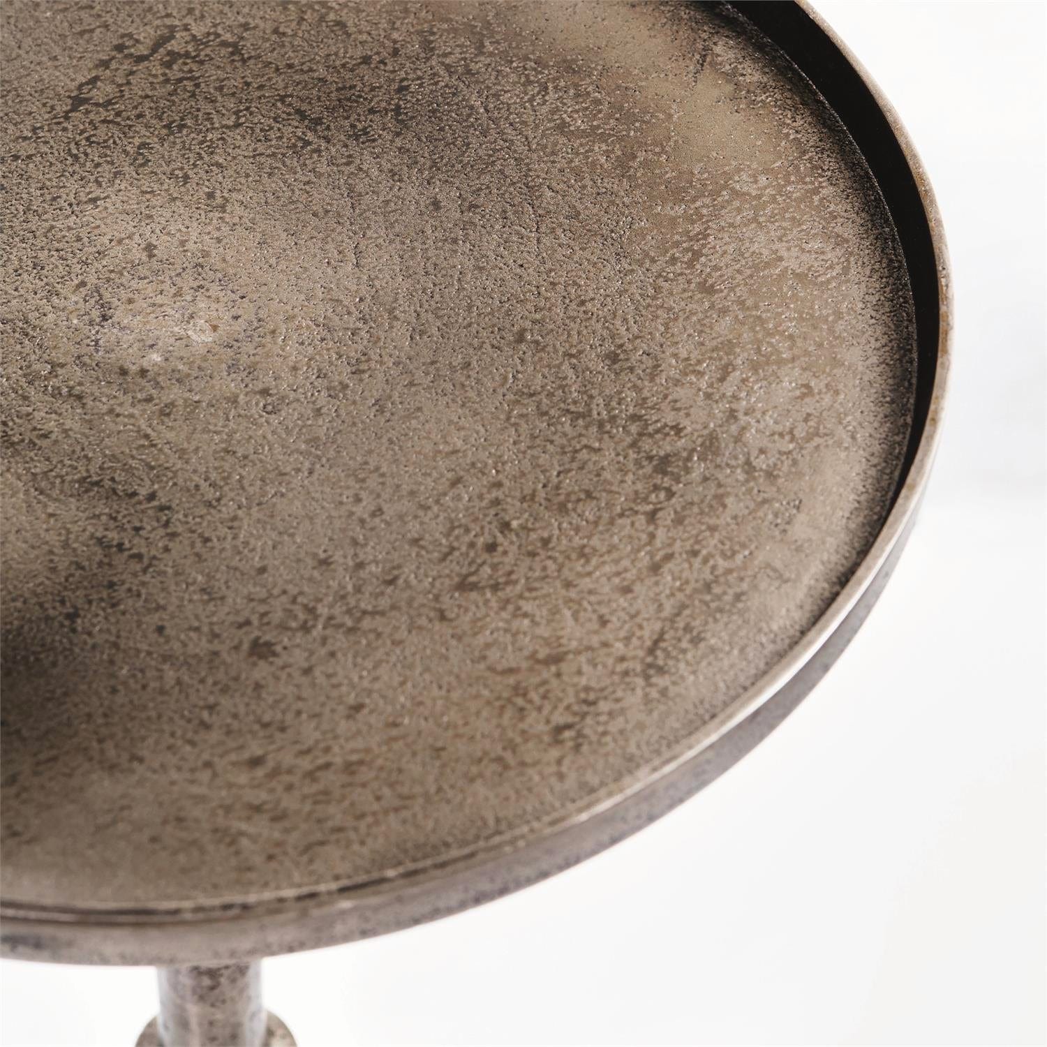 BERNHARDT ASCOT ROUND CHAIRSIDE TABLE