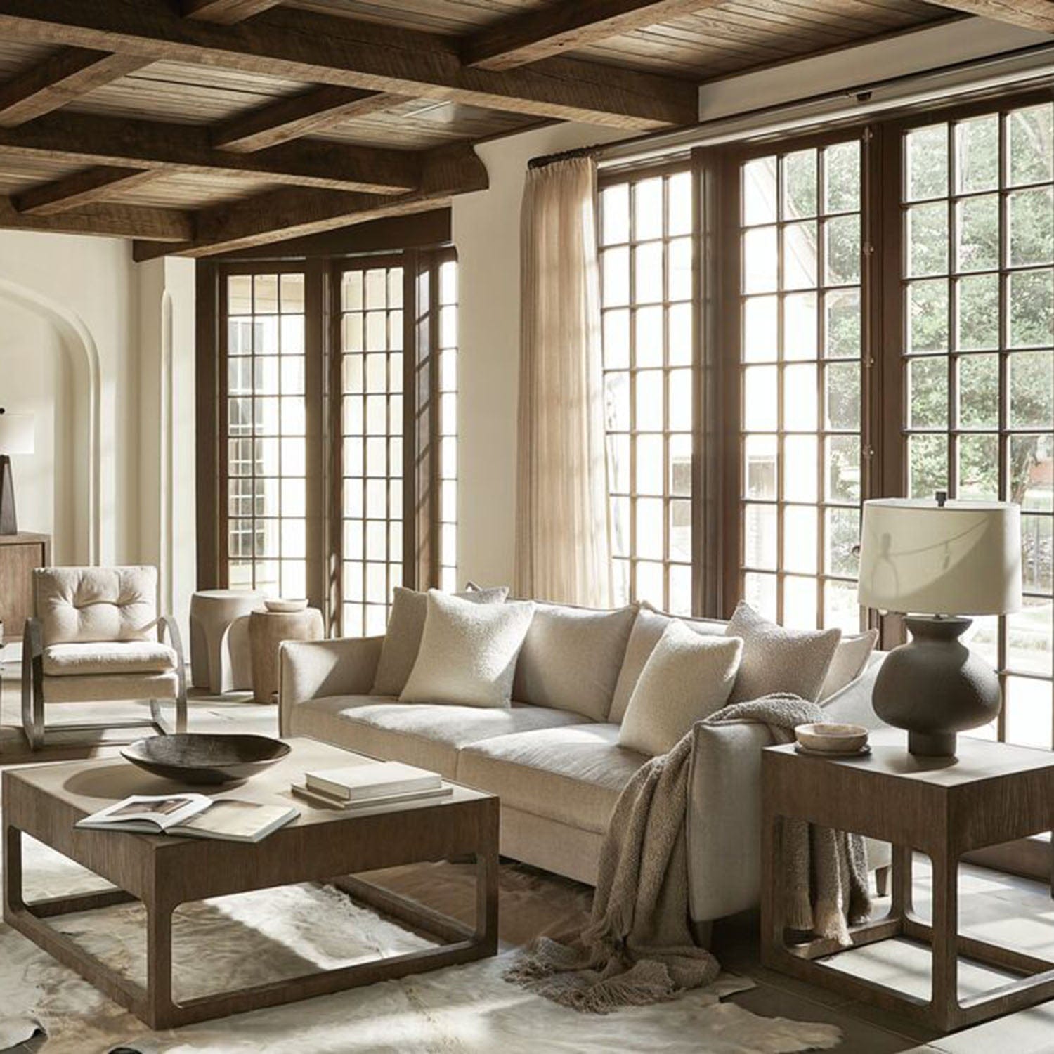 BERNHARDT CASA PAROS SIDE TABLE