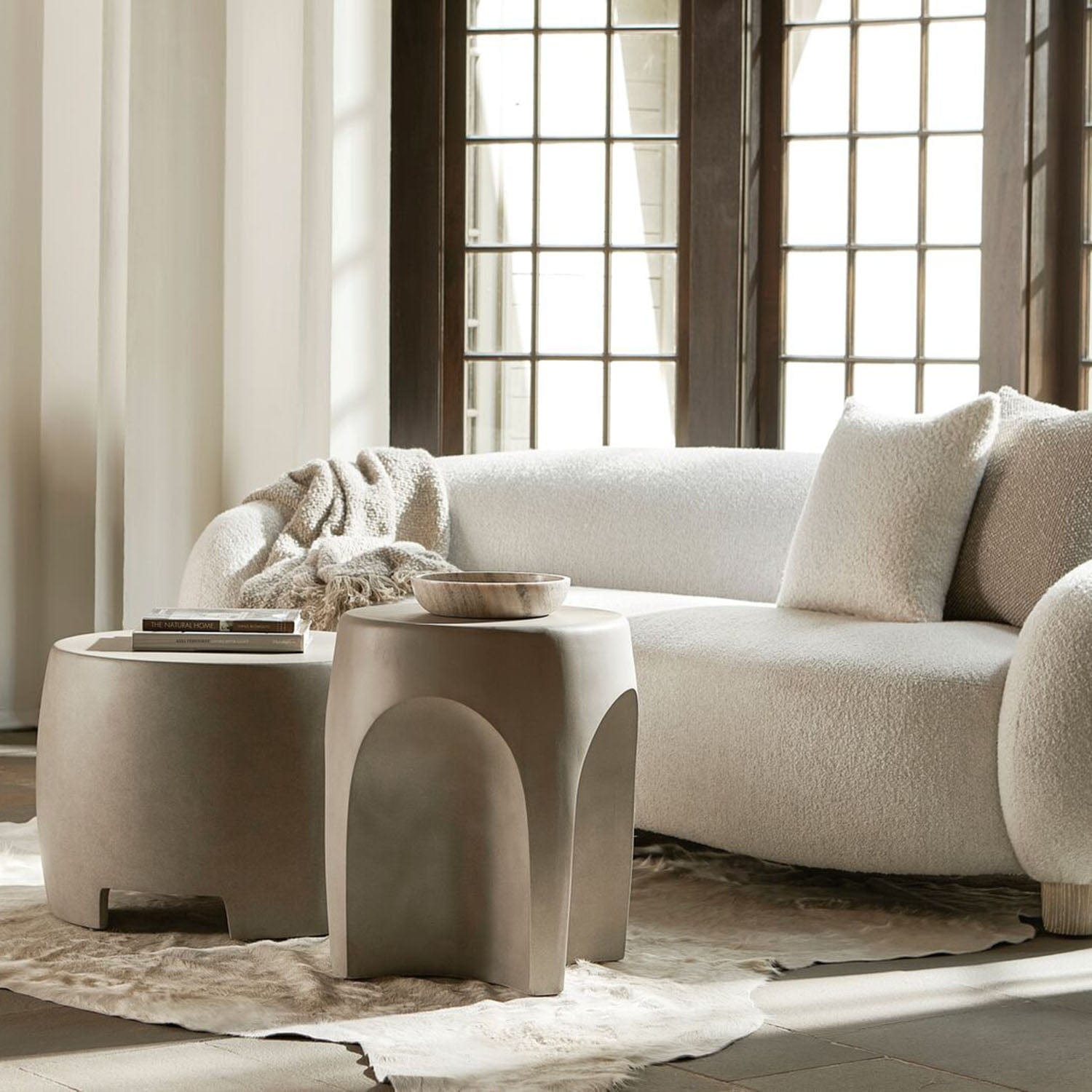 BERNHARDT CASA PAROS SIDE TABLE