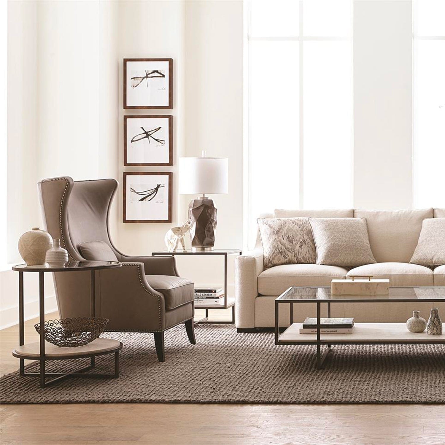 BERNHARDT HARLOW SIDE TABLE