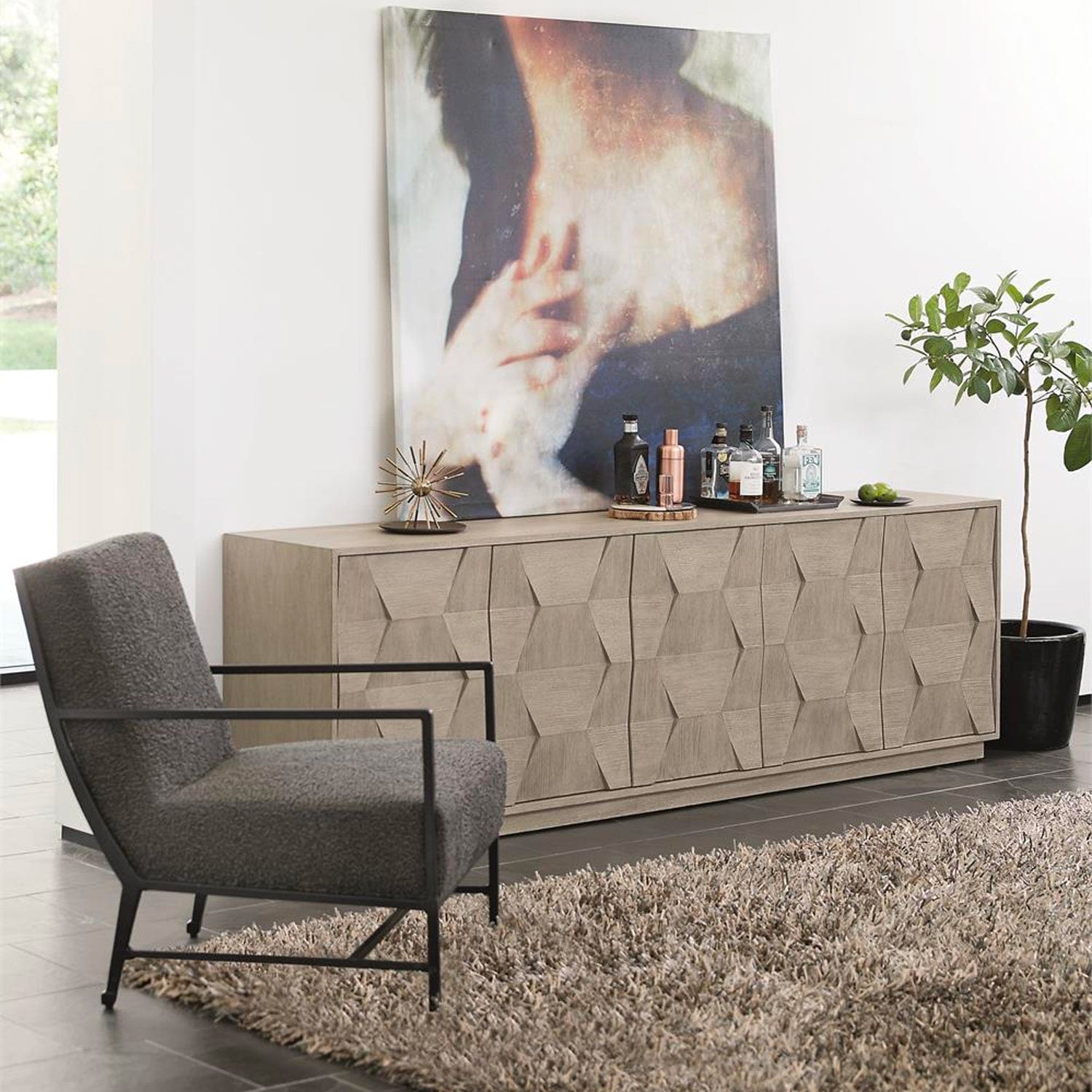 BERNHARDT LINEA ENTERTAINMENT CONSOLE