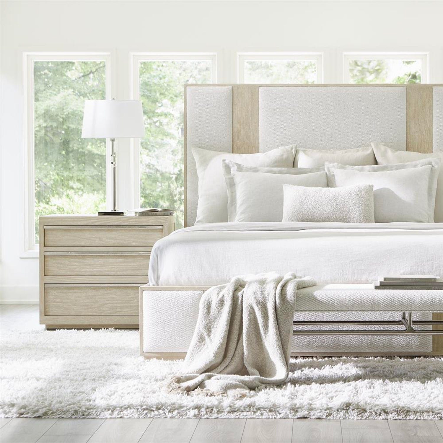 BERNHARDT SOLARIA 3 DRAWER NIGHTSTAND