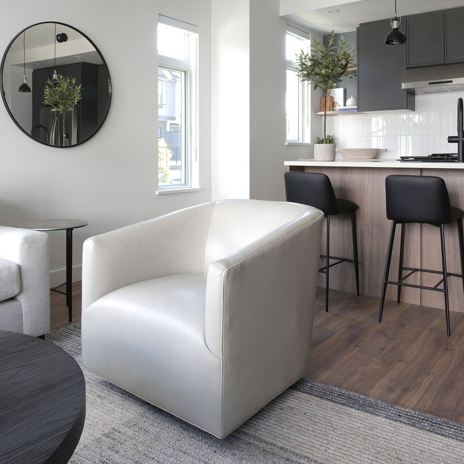 ONCE A TREE FURNITURE HANEY SWIVEL CHAIR