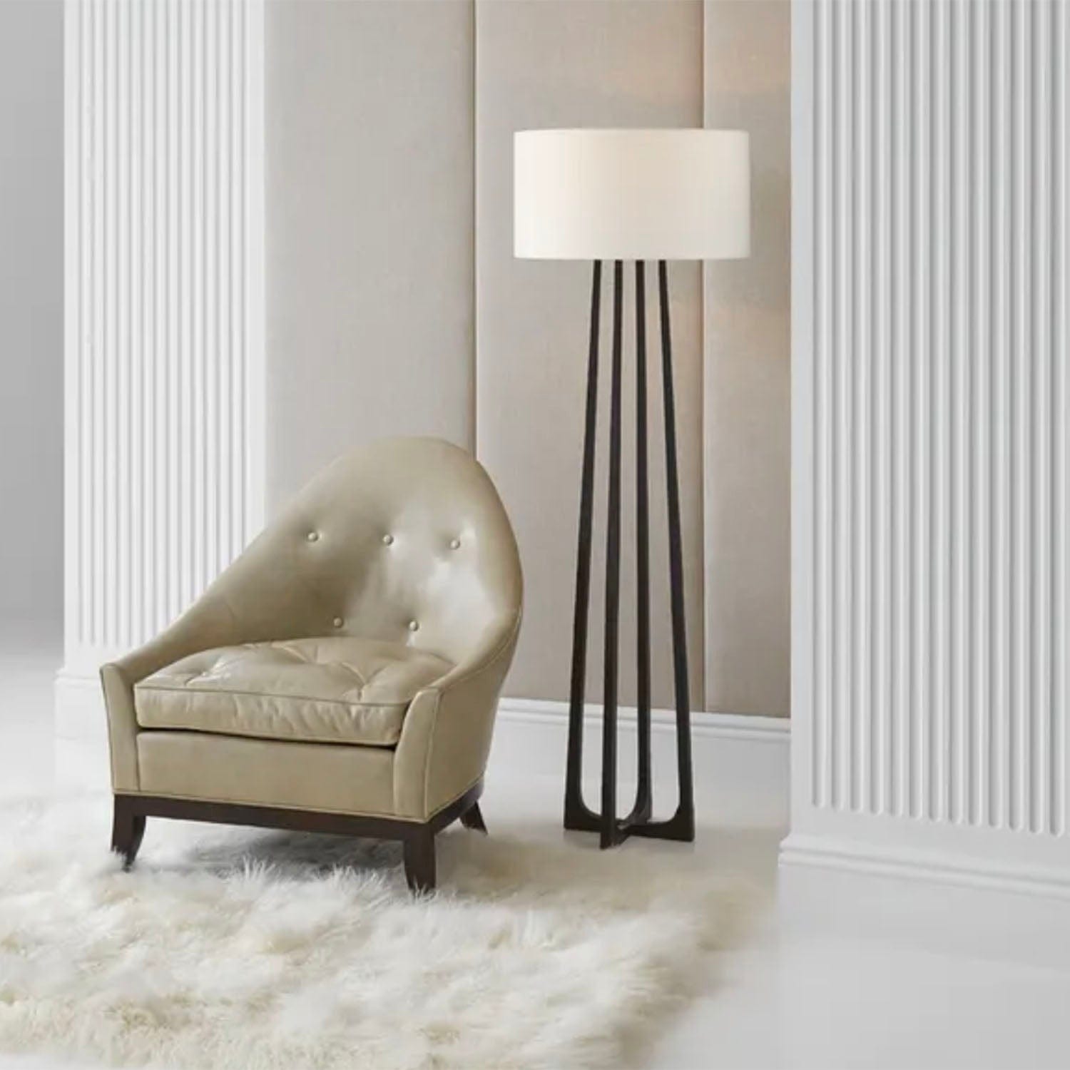 VISUAL COMFORT SCALA HAND-FORGED FLOOR LAMP