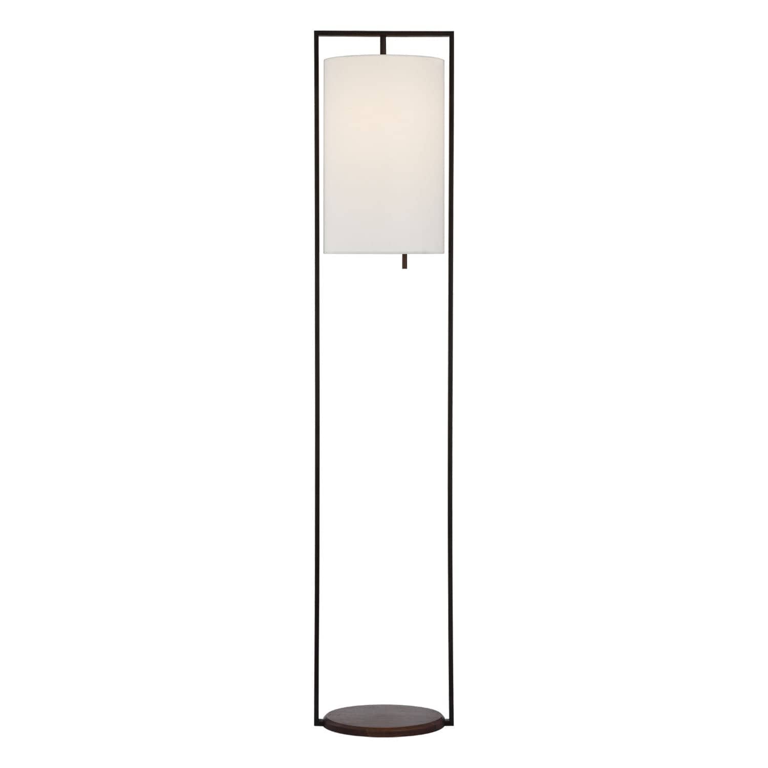 VISUAL COMFORT ZENZ FLOOR LAMP Warm Iron and Walnut