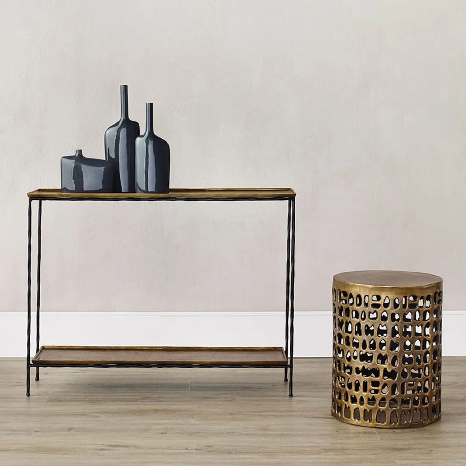 CURREY & COMPANY ALVAR END TABLE