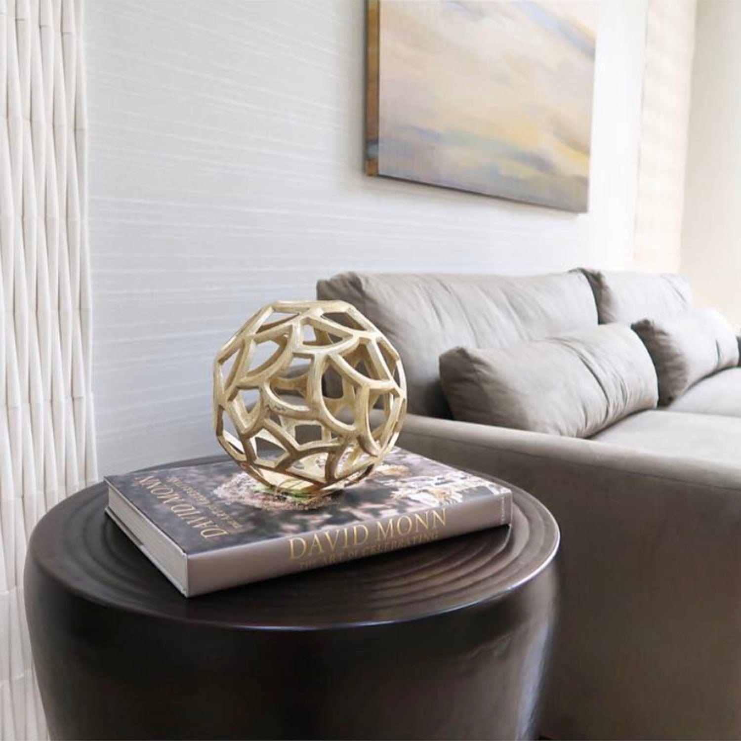 ARTERIORS CLINT IRON SIDE TABLE