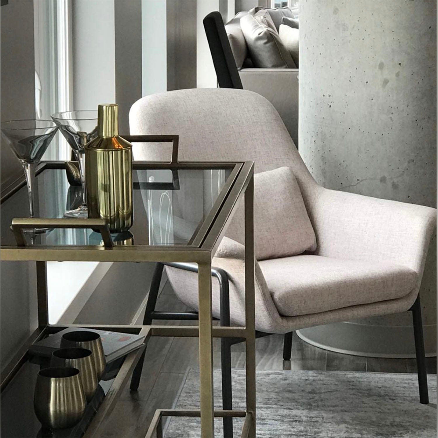 ARTERIORS JAK BAR CART Antique Brass