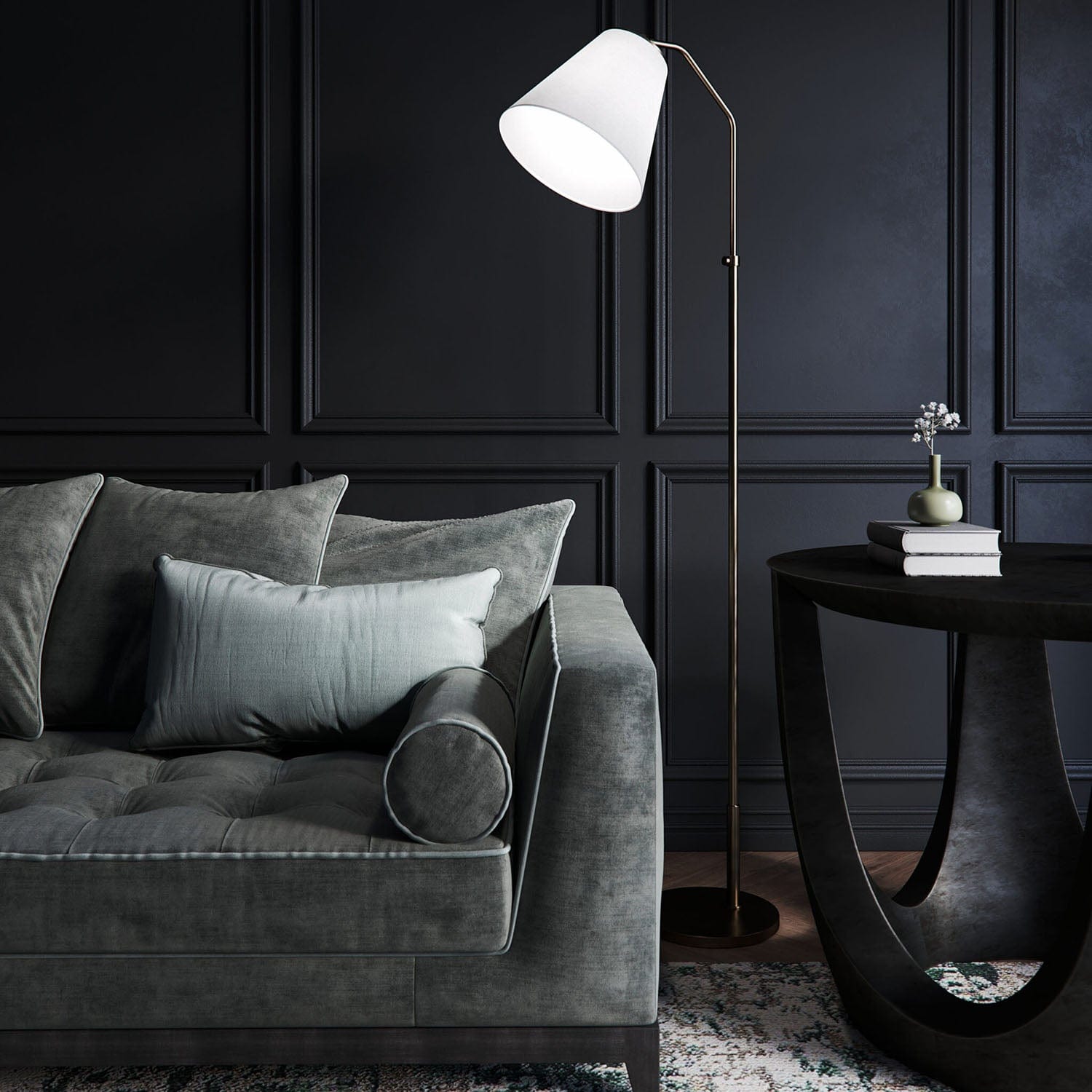 FLOW DECOR FIN FLOOR LAMP