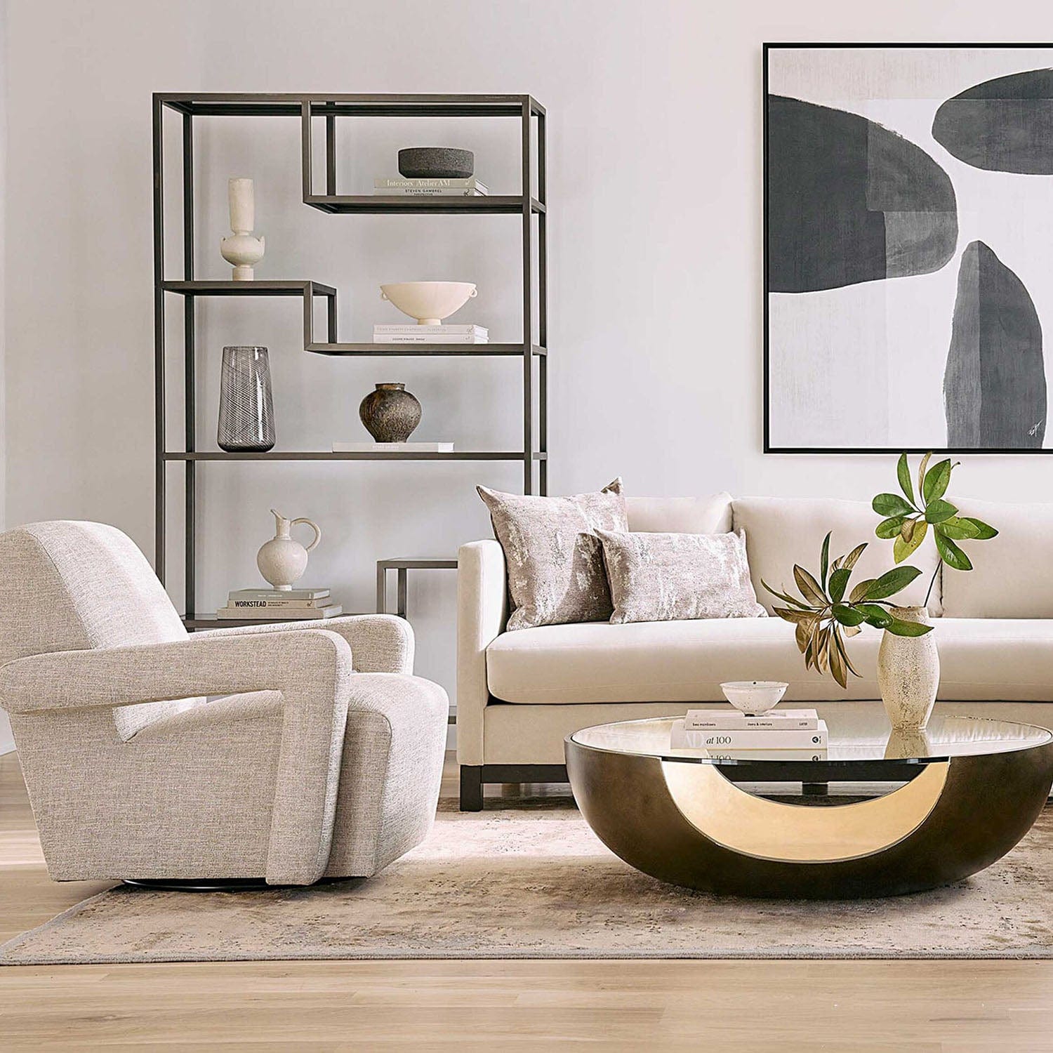 MITCHELL GOLD + BOB WILLIAMS FILMORE BOOKCASE