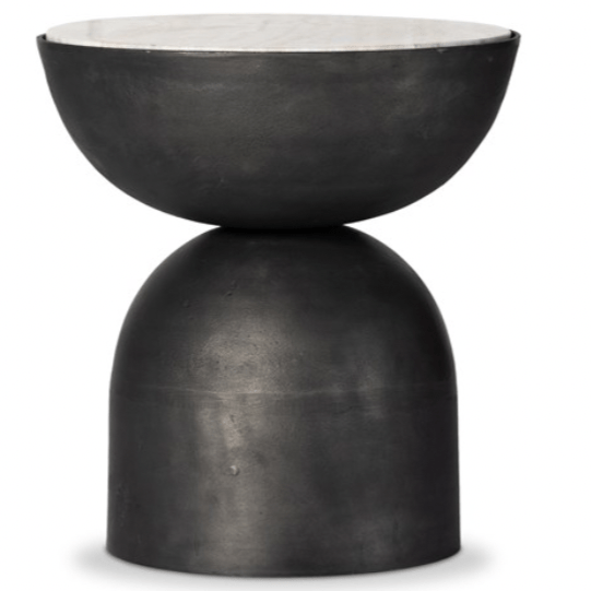 FOUR HANDS CORBETT END TABLE Creamy Taupe