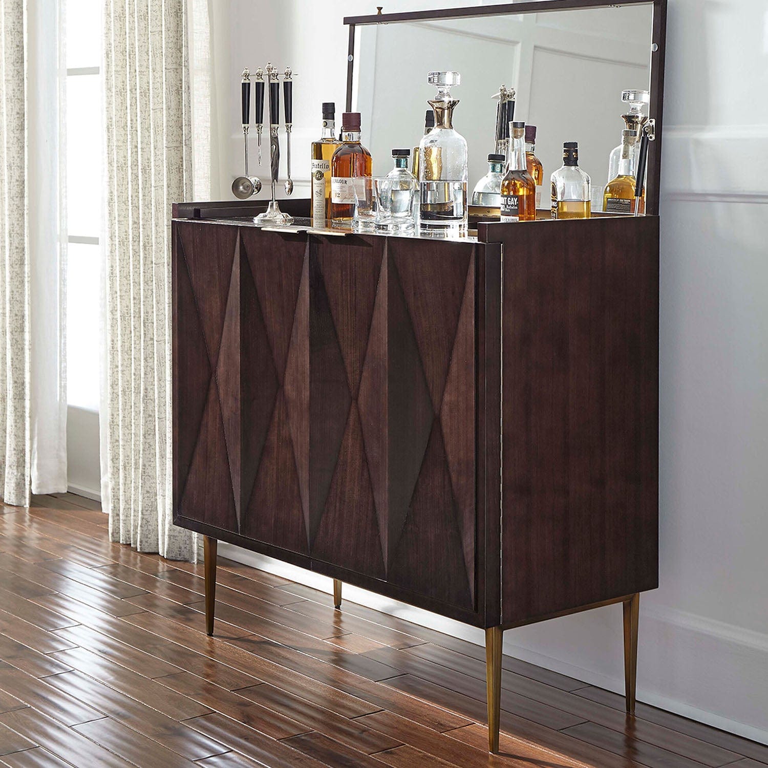 MITCHELL GOLD + BOB WILLIAMS ROXBURY BAR CABINET
