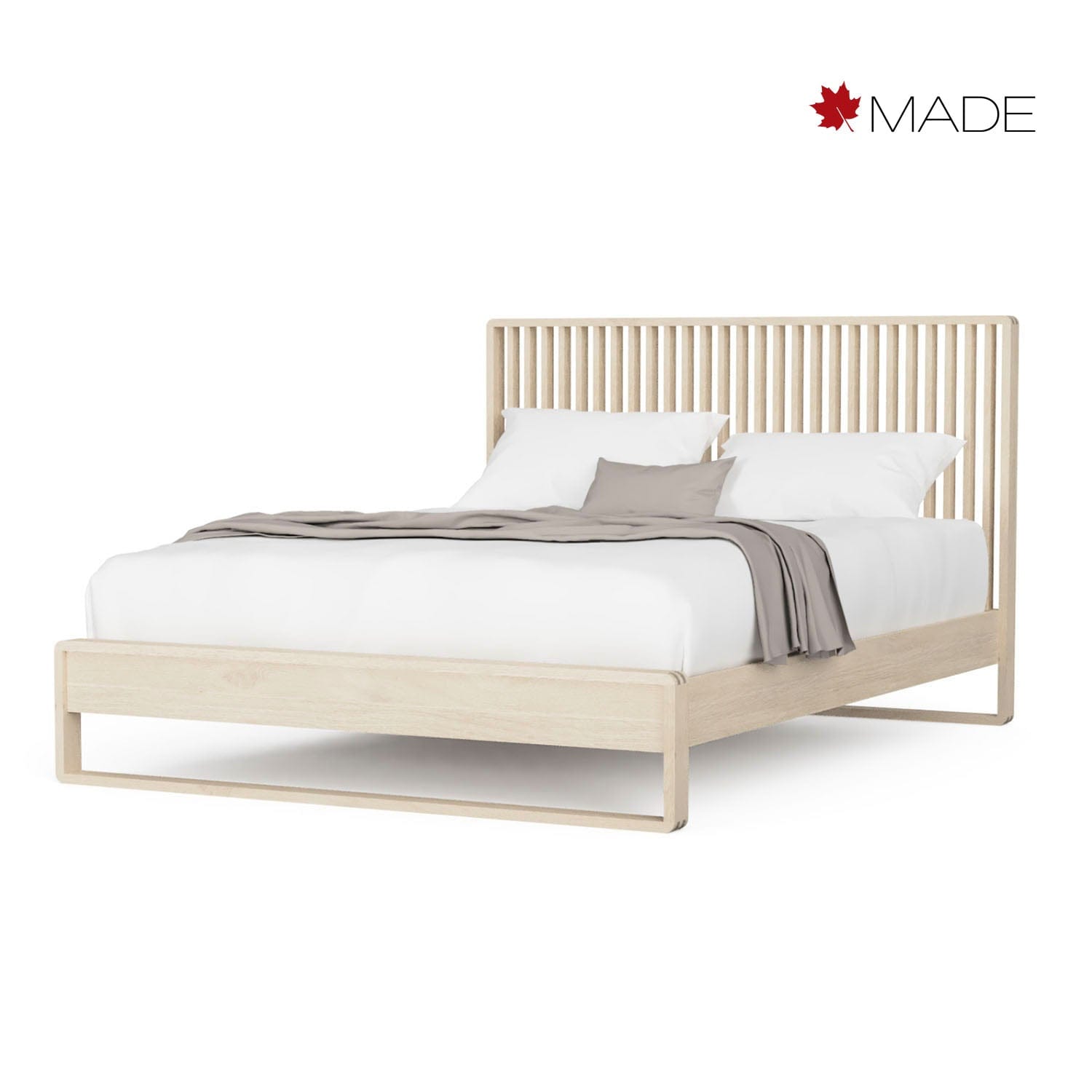 WEST BROTHERS FURNITURE CORSA SLAT HEADBOARD BED