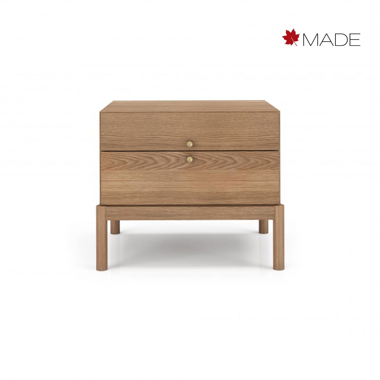 HUPPE LAWRENCE 2 DRAWER NIGHTSTAND