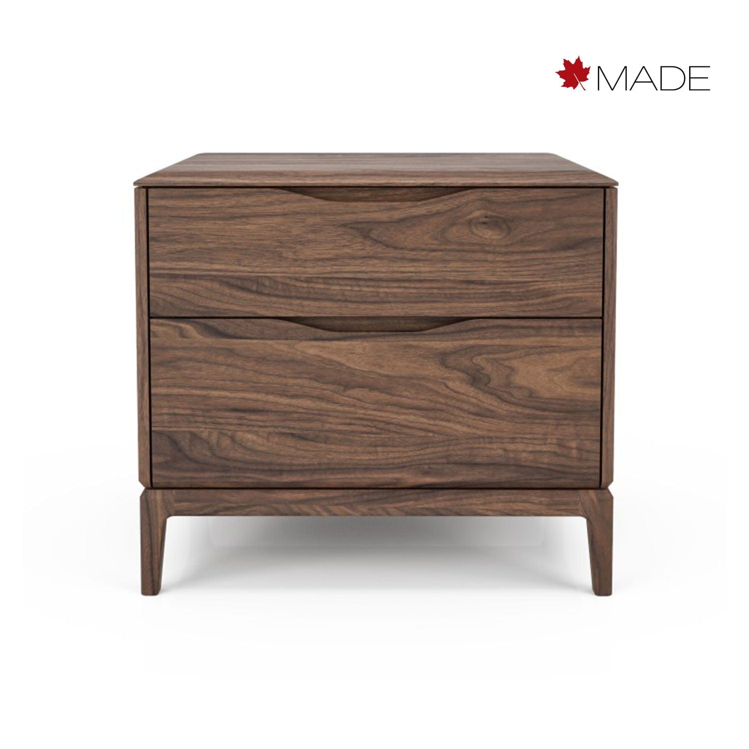 HUPPE RIVER 2 DRAWER NIGHTSTAND