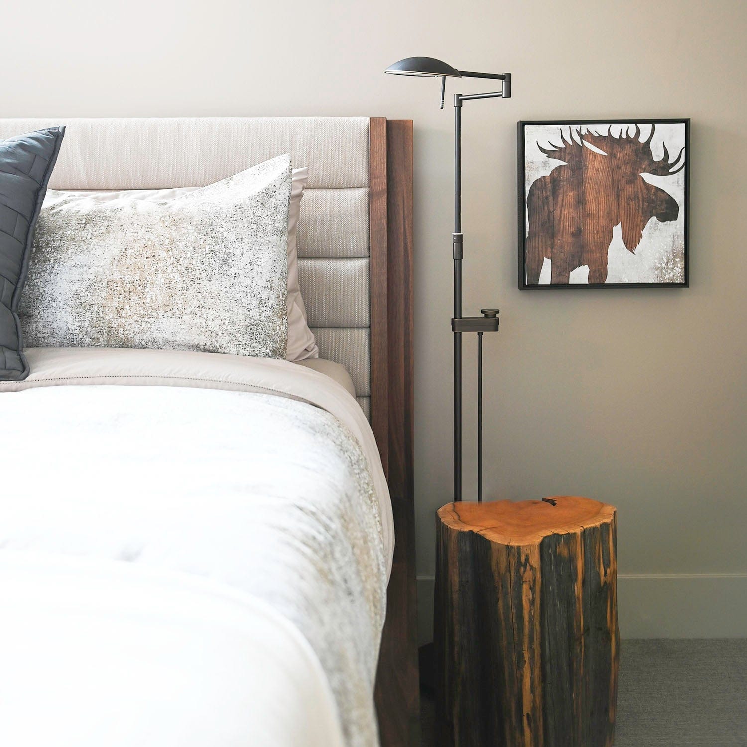 WEST BROTHERS FURNITURE PHASE UPHOLSTERED BED