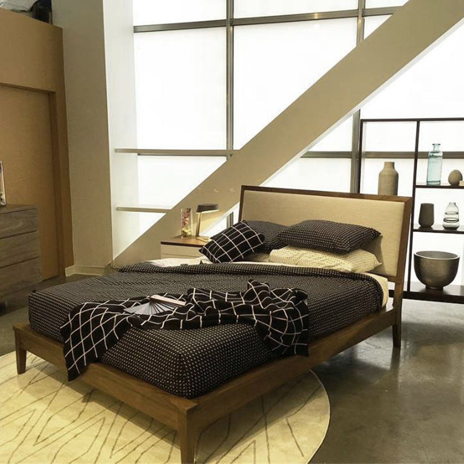 WEST BROTHERS FURNITURE SERRA UPHOLSTERED PLATFORM BED