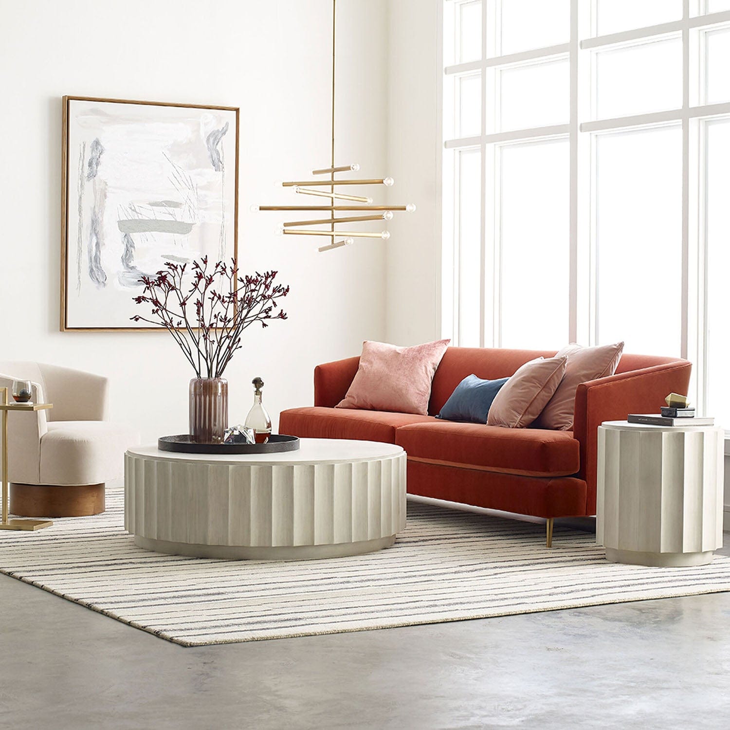 MITCHELL GOLD + BOB WILLIAMS VENICE END TABLE