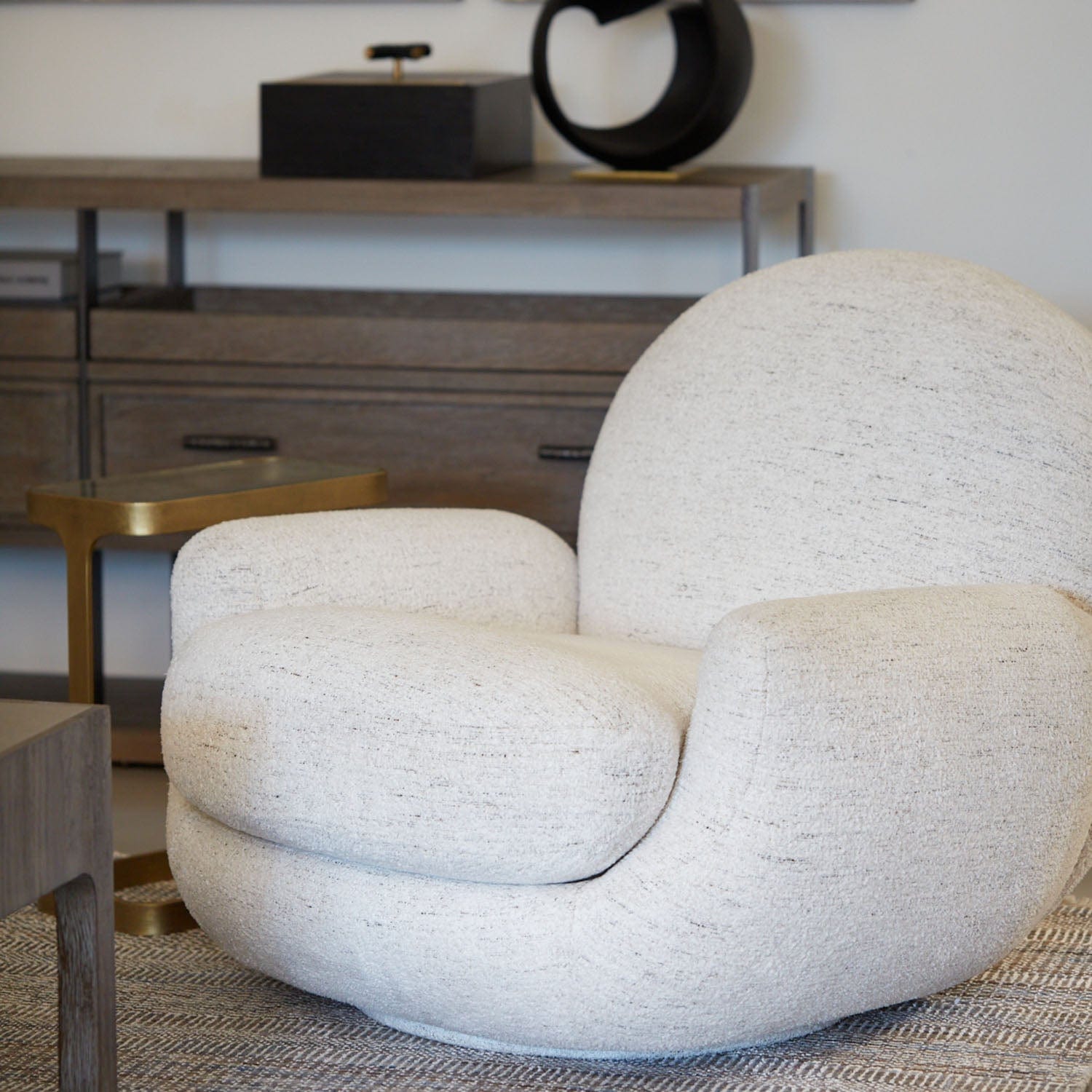 INTERLUDE HOME LAURENT SWIVEL CHAIR