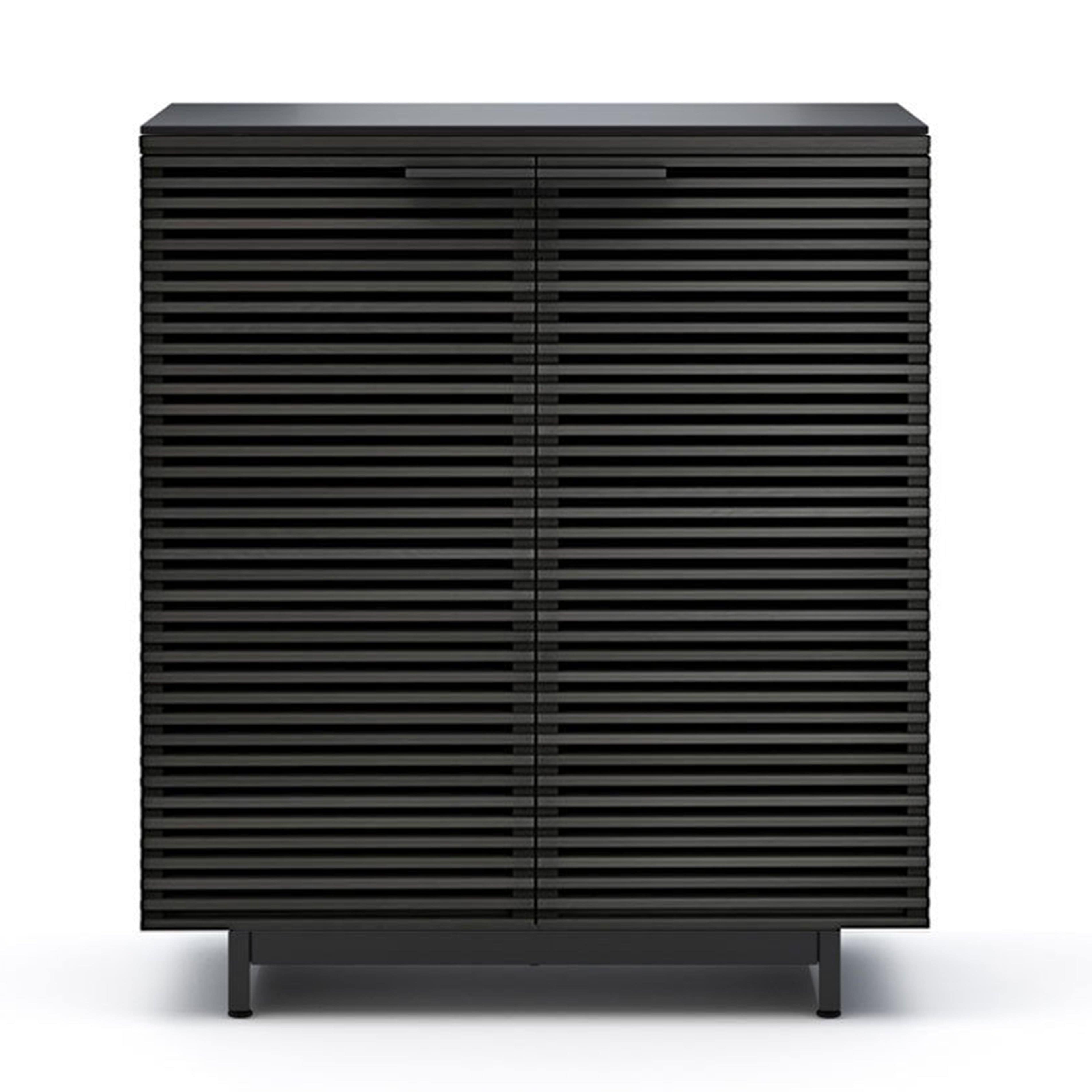 BDI CORRIDOR BAR CABINET Ash Charcoal