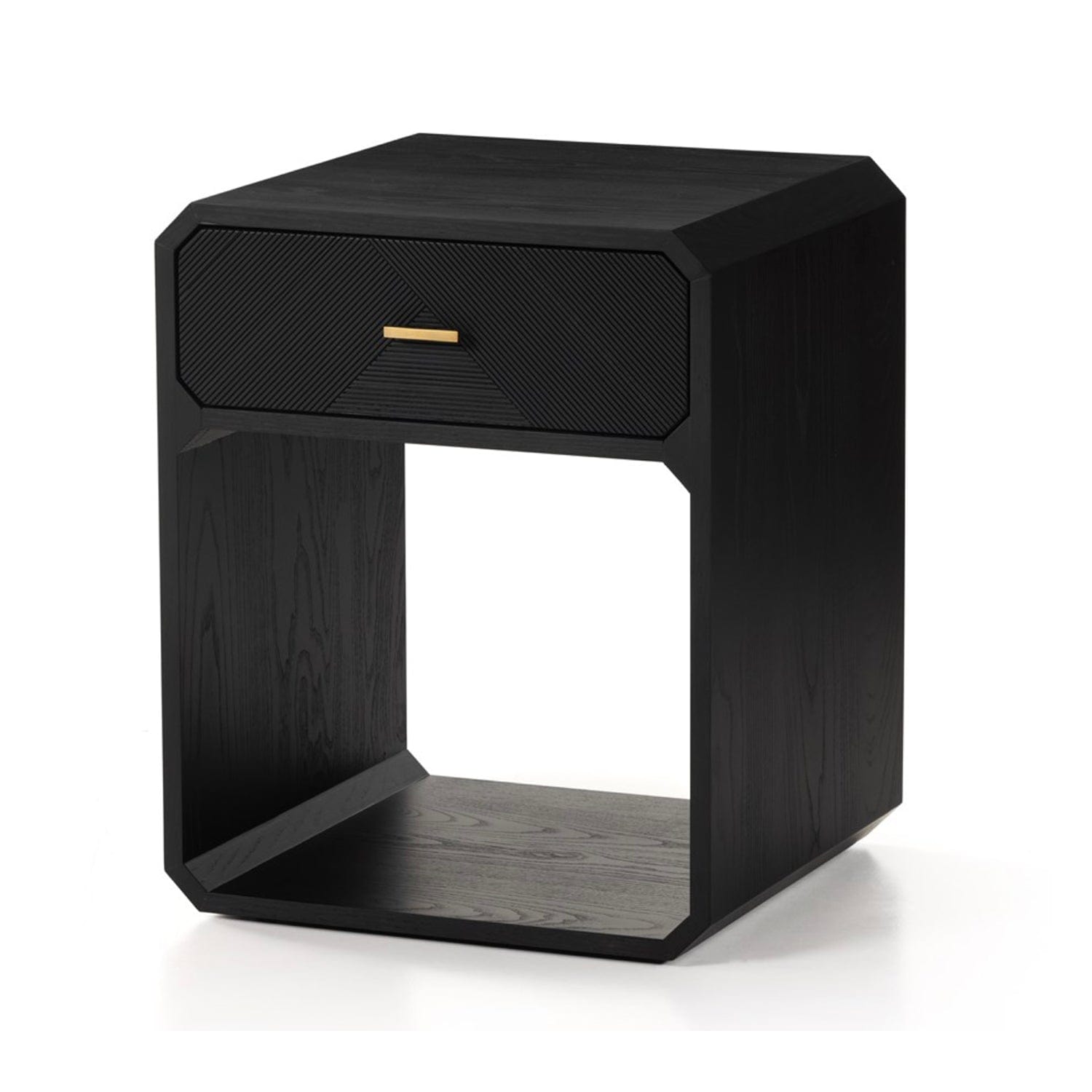 FOUR HANDS CASPIAN NIGHTSTAND Black Ash