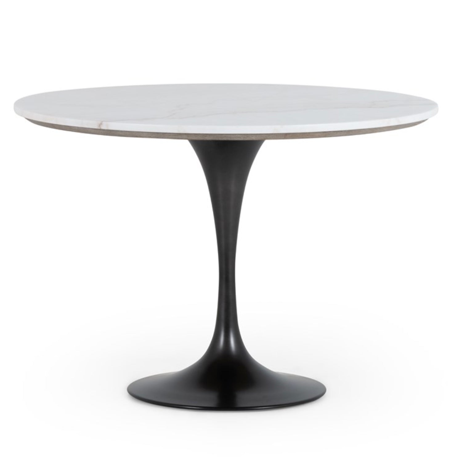 FOUR HANDS POWELL DINING TABLE White Marble