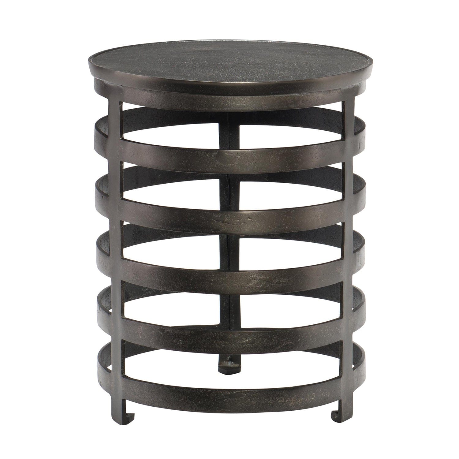 BERNHARDT APSLEY ROUND CHAIRSIDE TABLE