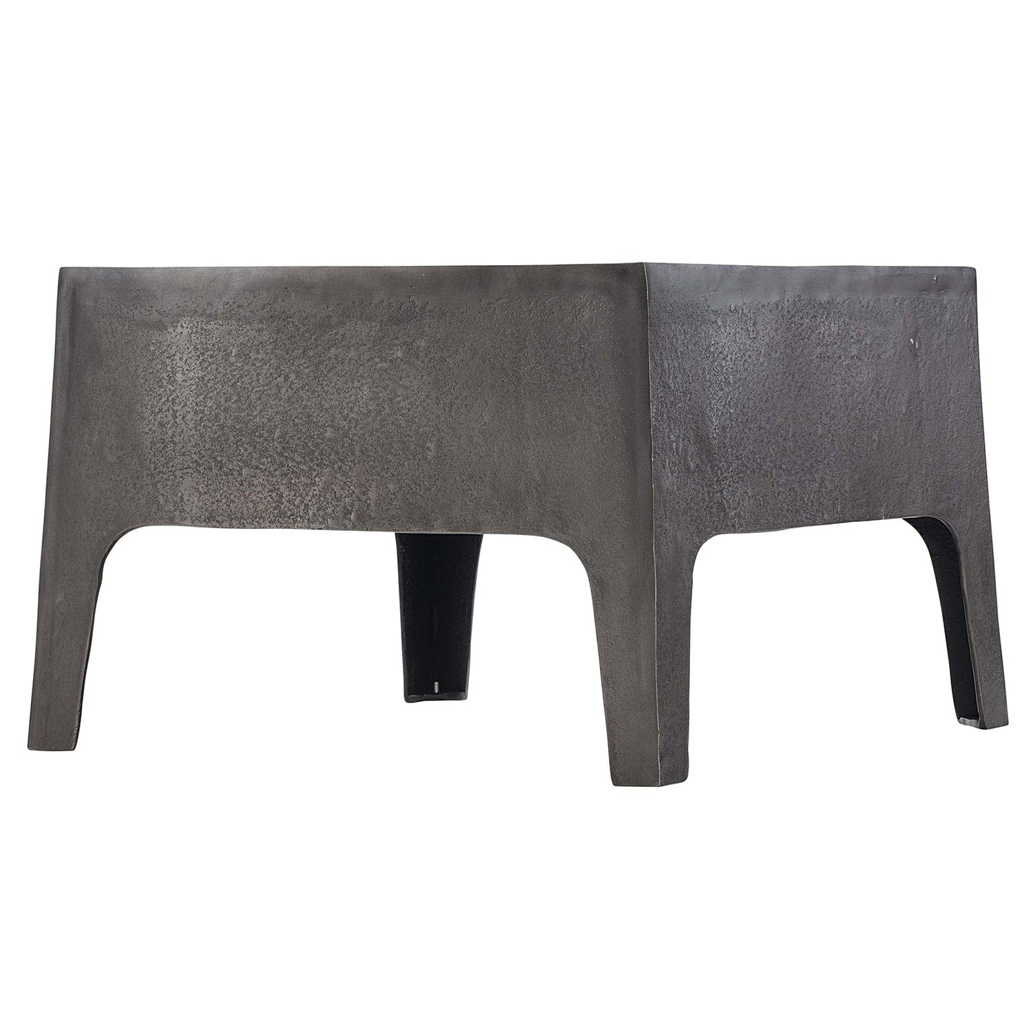 BERNHARDT ARMSTRONG METAL COCKTAIL TABLE