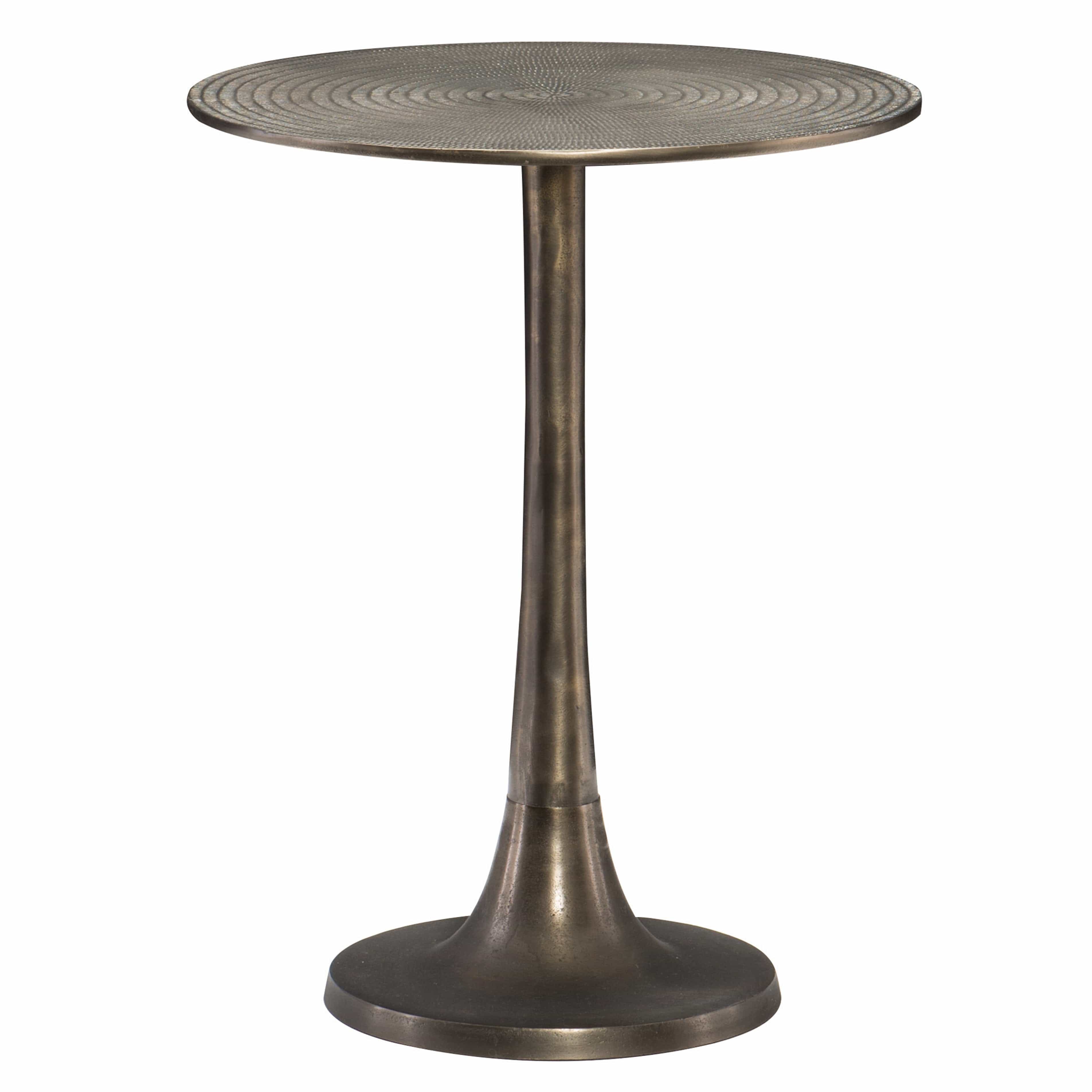 BERNHARDT CALLA ROUND CHAIRSIDE TABLE