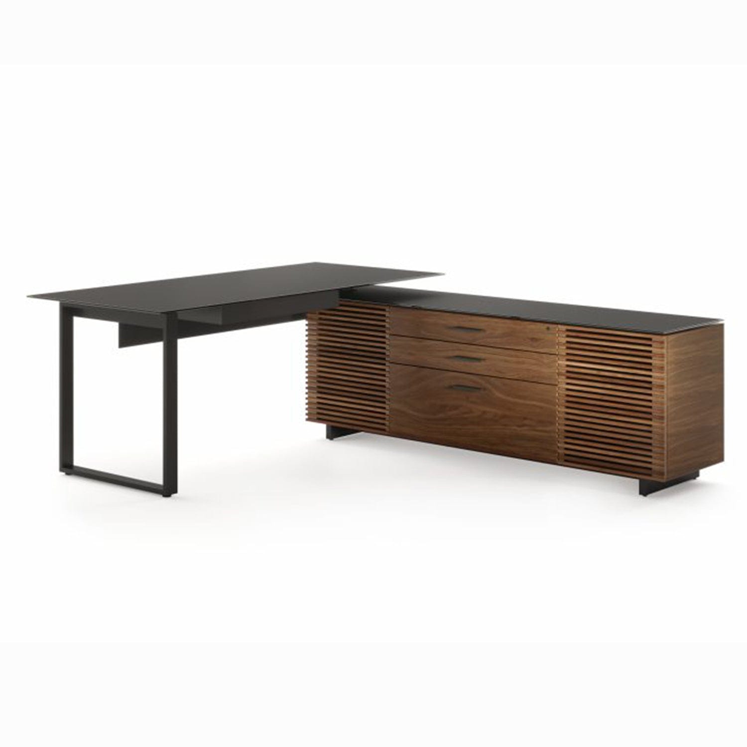 BDI CORRIDOR OFFICE L-Desk-Natural