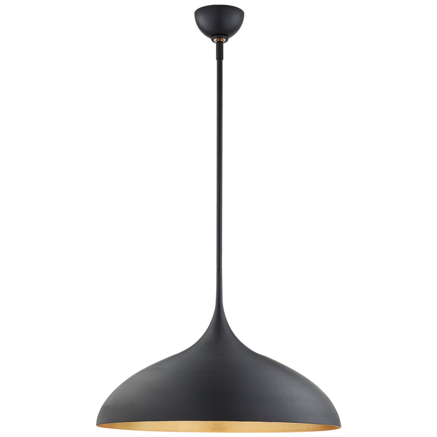 VISUAL COMFORT AGNES PENDANT Large / Matte Black